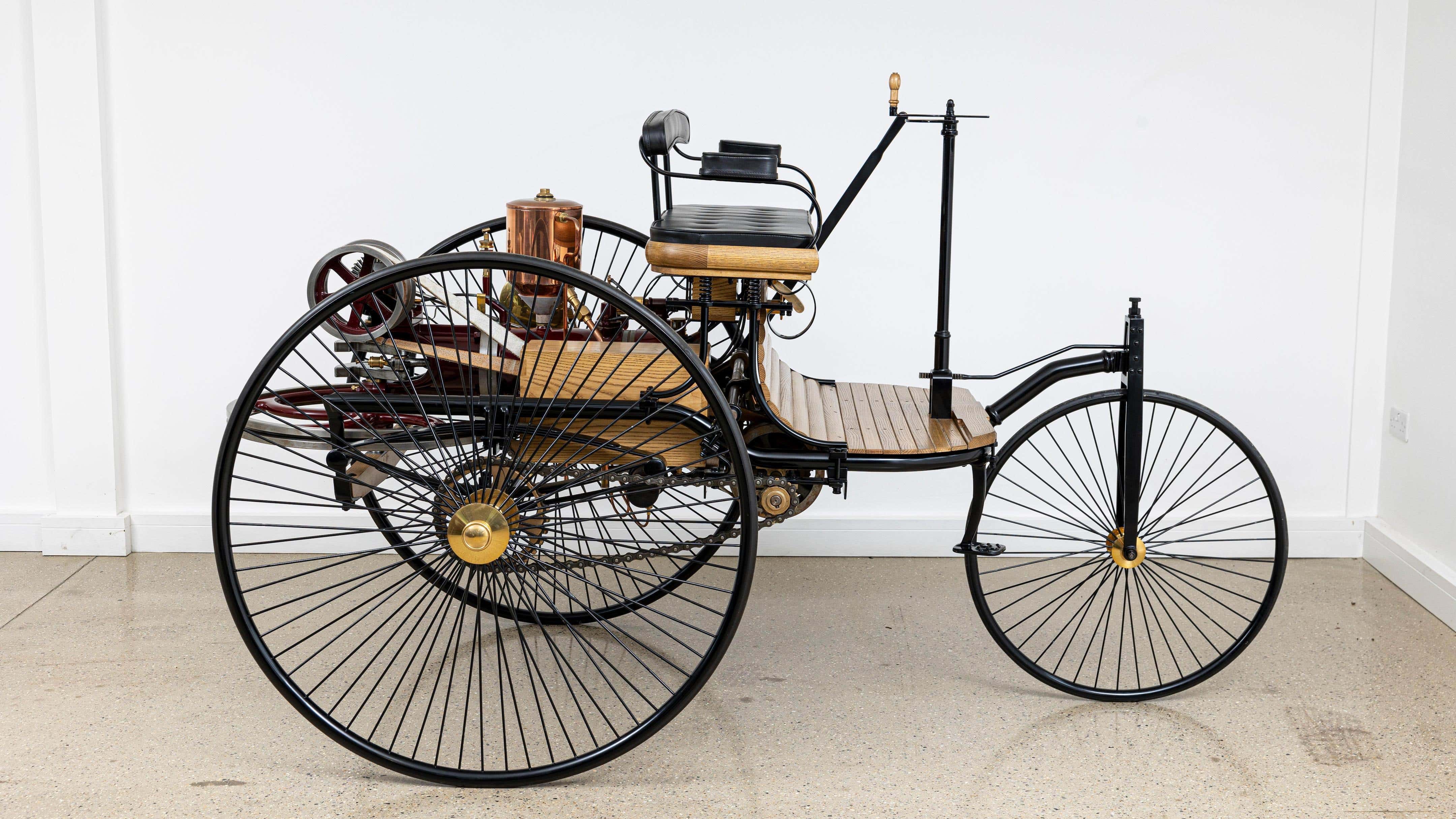Bild zum Artikel mit dem Titel „Hier haben Sie die Möglichkeit, ein im Jahr 1886 entworfenes Auto zu besitzen.“
